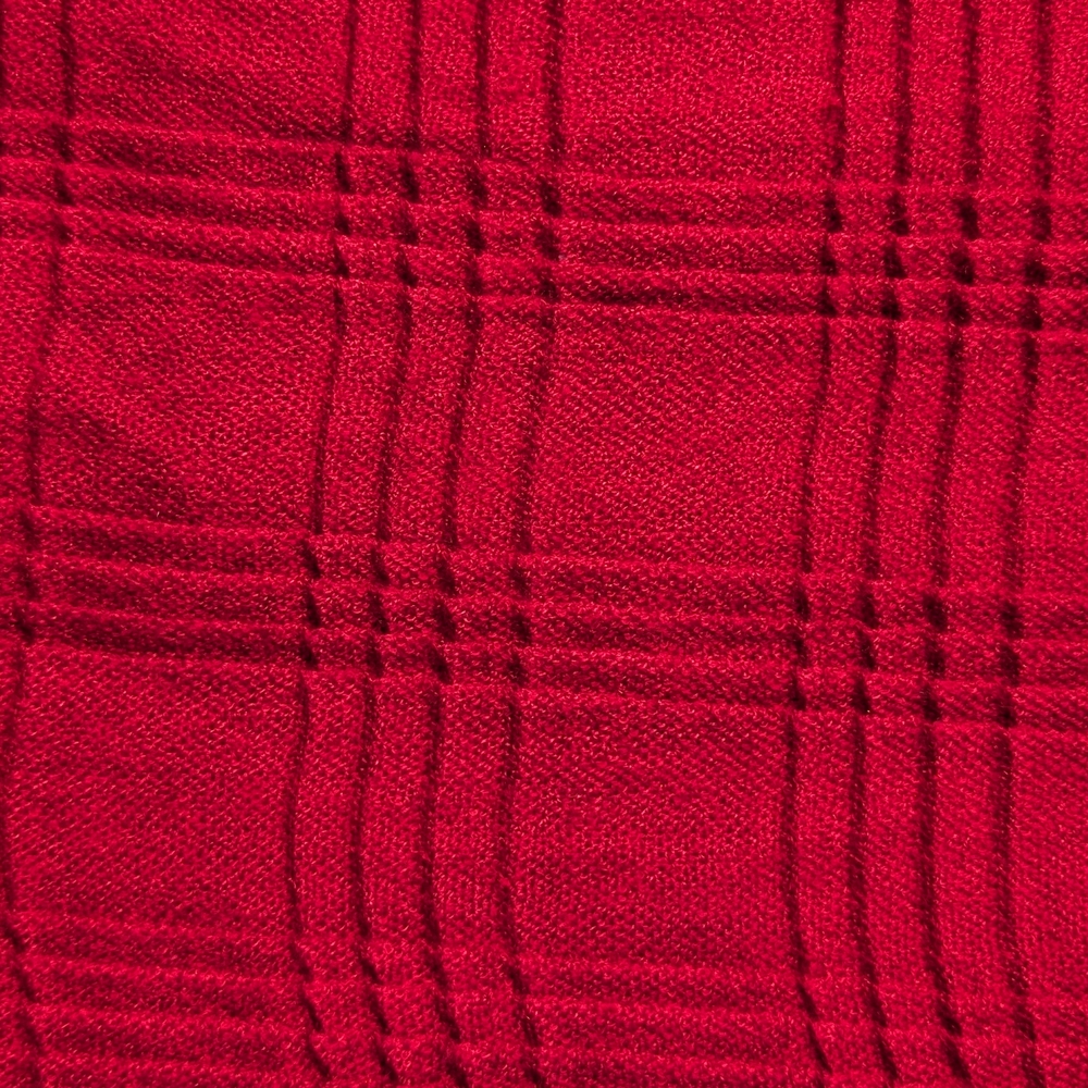 Deep Red Soft Lightweight Scarf - Picture 3 of 5